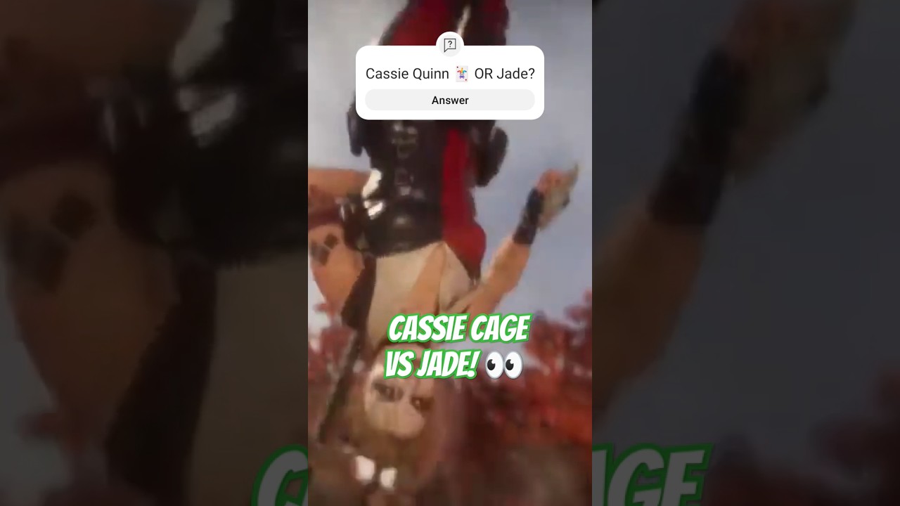 😱 Cassie Quinn🃏 Vs Jade! MK11 #mk11 #mk #fightinggames #harleyquinn #ps4 #gamingshorts