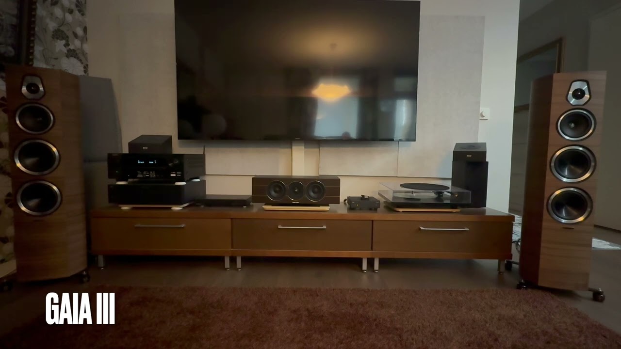 Third test: Sonos Faber Sonetto V with IsoAcoustics GAIA III