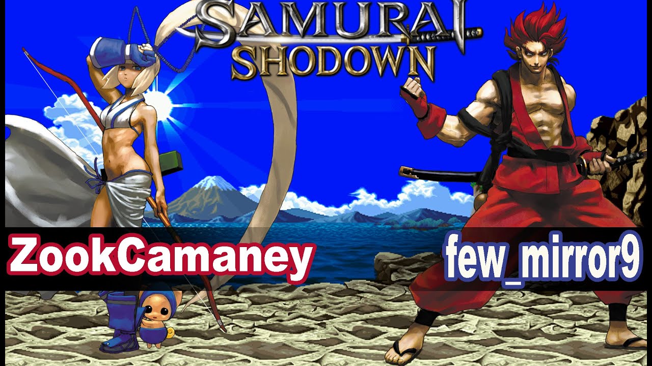 Samsho: ZookCamaney (Mina) vs few_mirror9 (Kazuki) Samurai Shodown Online  Match