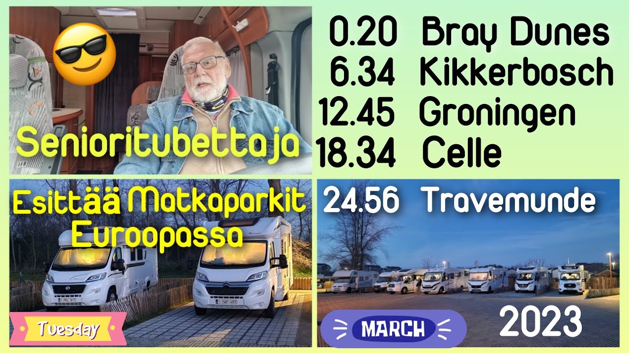 Matkaparkit Euroopassa | Jaksot 16 - 20 . Matkailuautoille edullisia