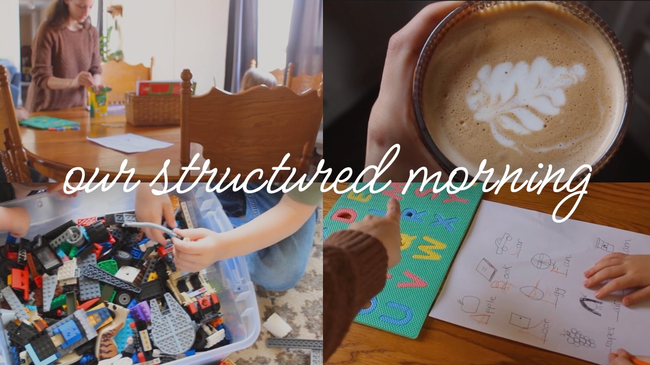 our structured morning routine | how to create peaceful rhythms with 3 littles