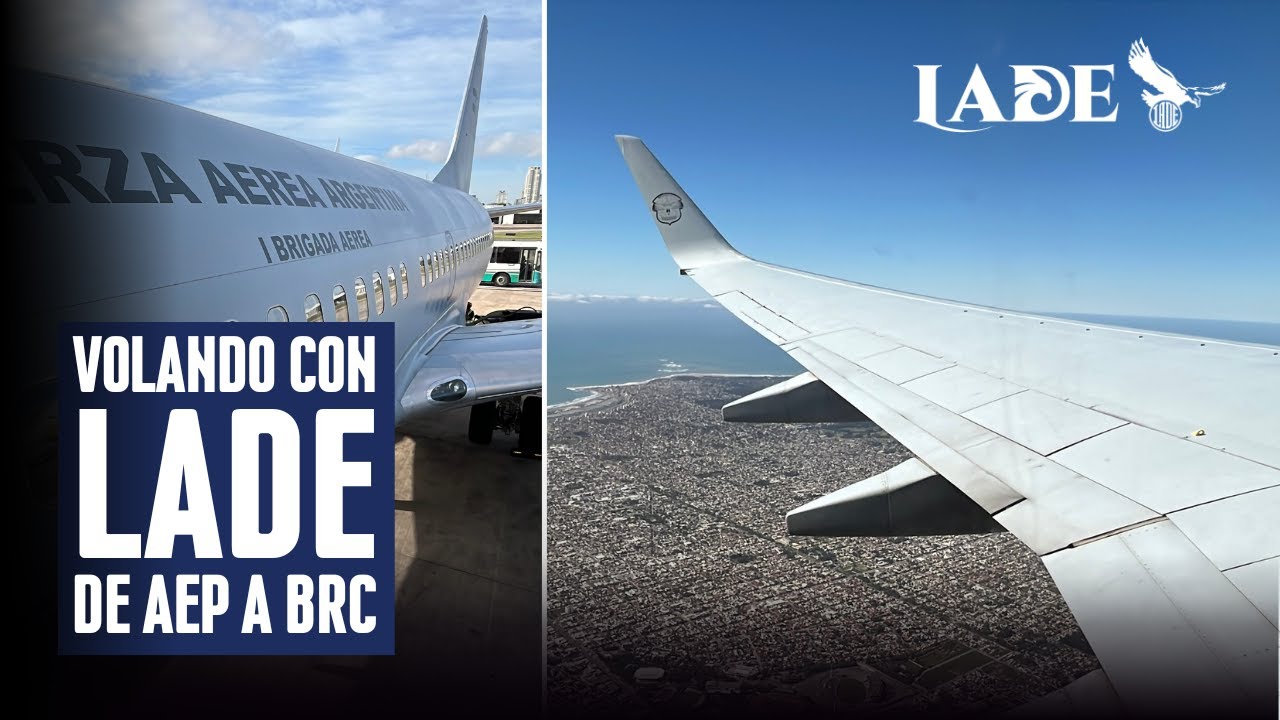 VOLANDO POR PRIMERA VEZ CON LADE, DESDE AEROPARQUE A BARILOCHE EN UN BOEING 737 | CRÓNICA DE VUELO