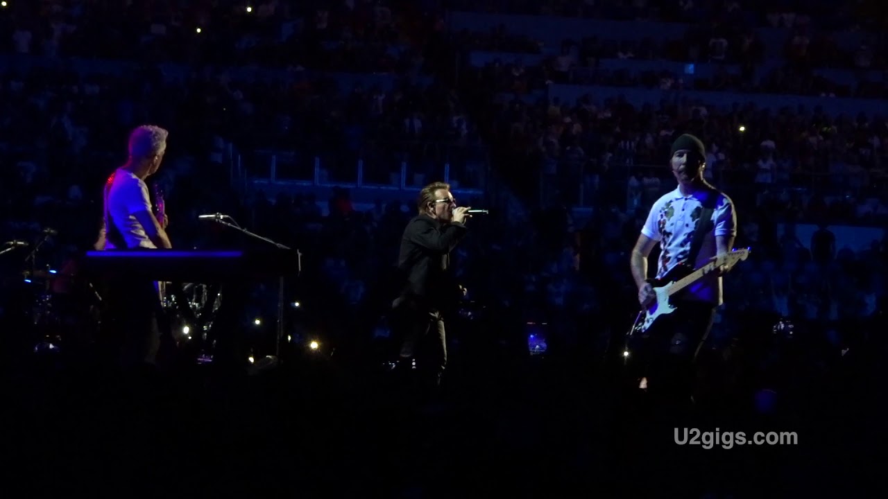 U2 Rome Bad w/ Heroes snippet 2017-07-15 Roma - U2gigs.com