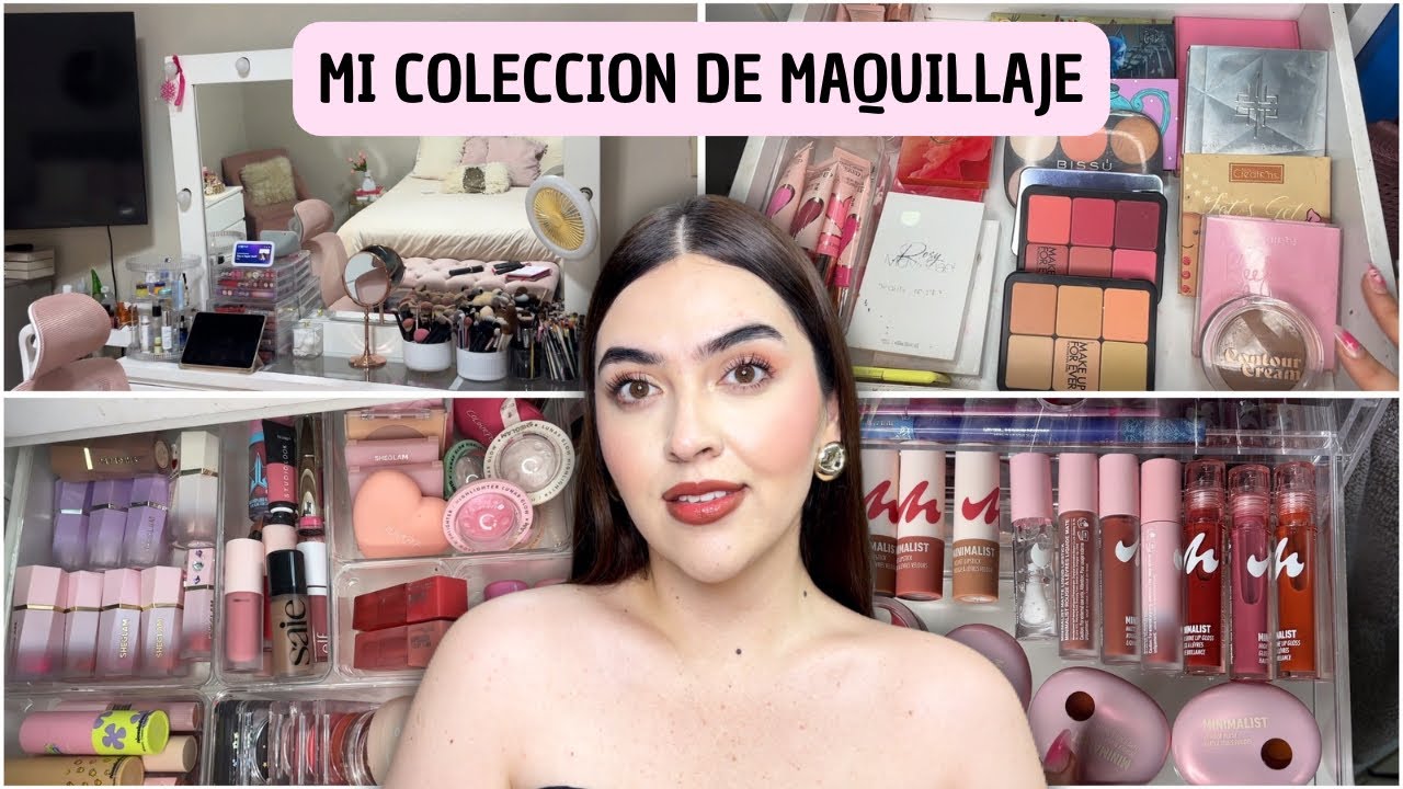 MI COLECCIÓN DE MAQUILLAJE 2025|TE ENSEÑO MI VANITY ✨🫰🏻🩷