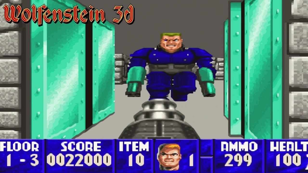 Wolfenstein 3D [3DO] 1995 Gameplay