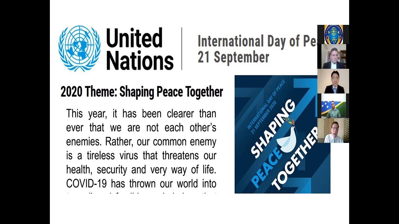 Dr Robert S Kittel talks about Shaping Peace Together