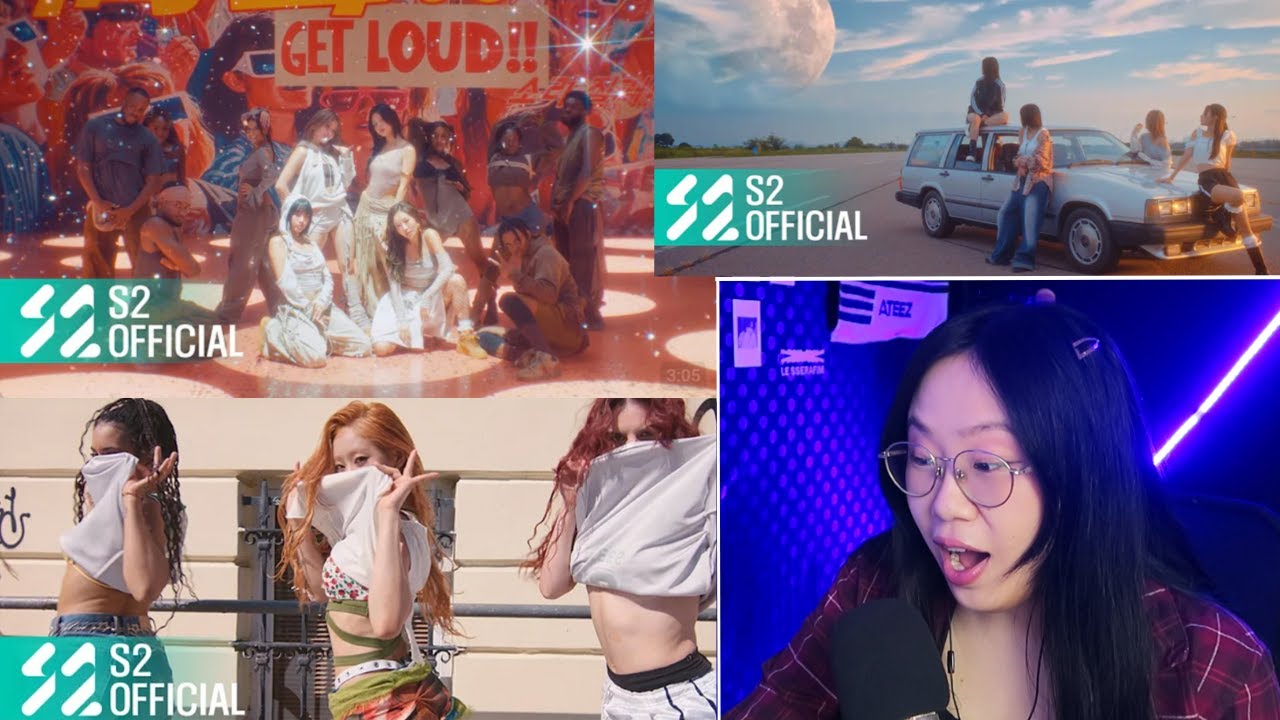 KISS OF LIFE 'Sticky' + 'R.E.M' + 'Get Loud' Official MV | REACTION