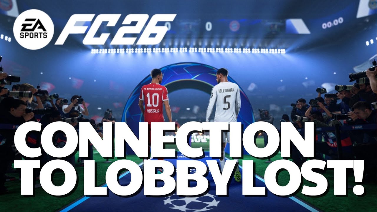 Connection to lobby LOST! EA SPORTS FC 26 | How to fix connection error  ✅🔥