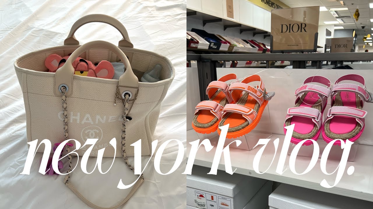 NY Vlog. 샤넬 도빌백 왓츠인마이백🦄 | 디올, 보테가 세일하는 맨하탄 아울렛 쇼핑💸 | 산후 다이어트 대실패&hellip; 7개월 애개육아 피크닉🍒