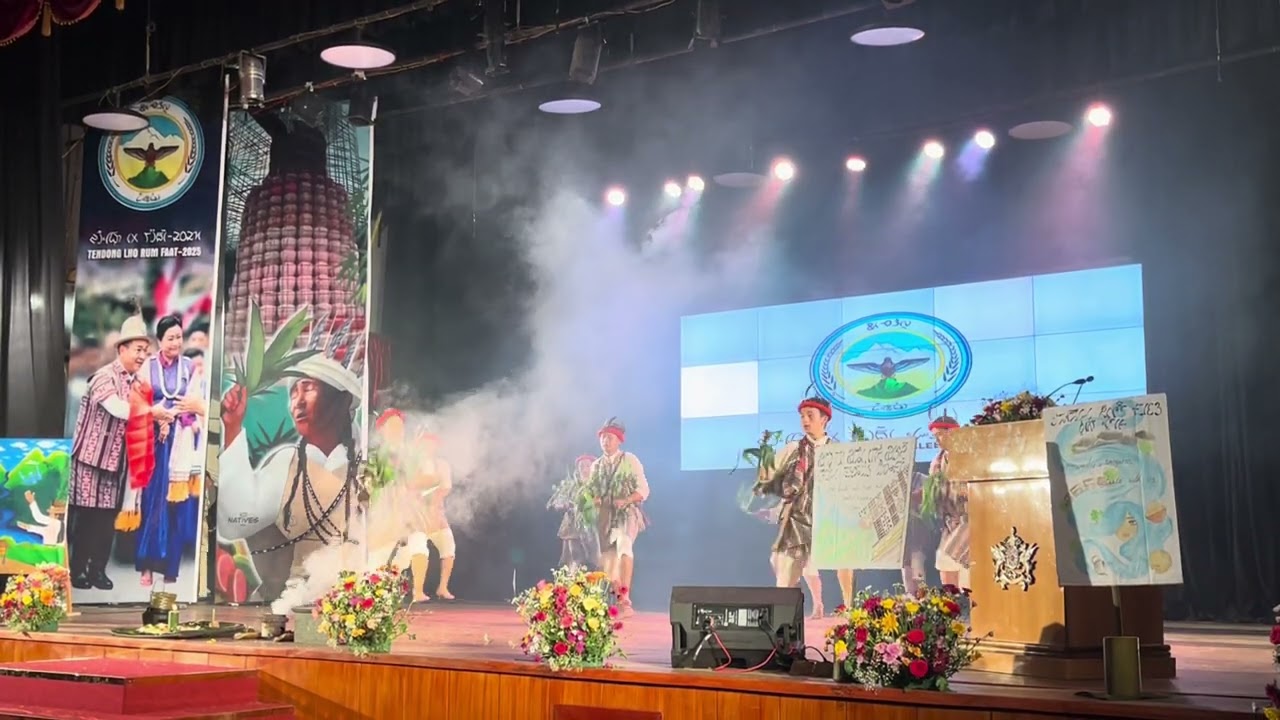 Tendong Lho celebration 2025 - dancing feet winner High Secondary School(Development,East Sikkim). 