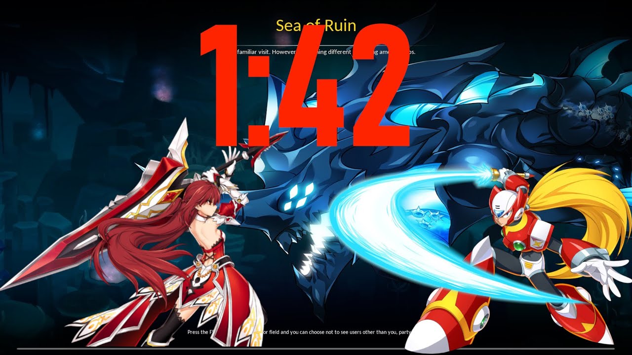 [Elsword NA/엘소드] Empire Sword 13-1 Sea of Ruin Solo (1:42)