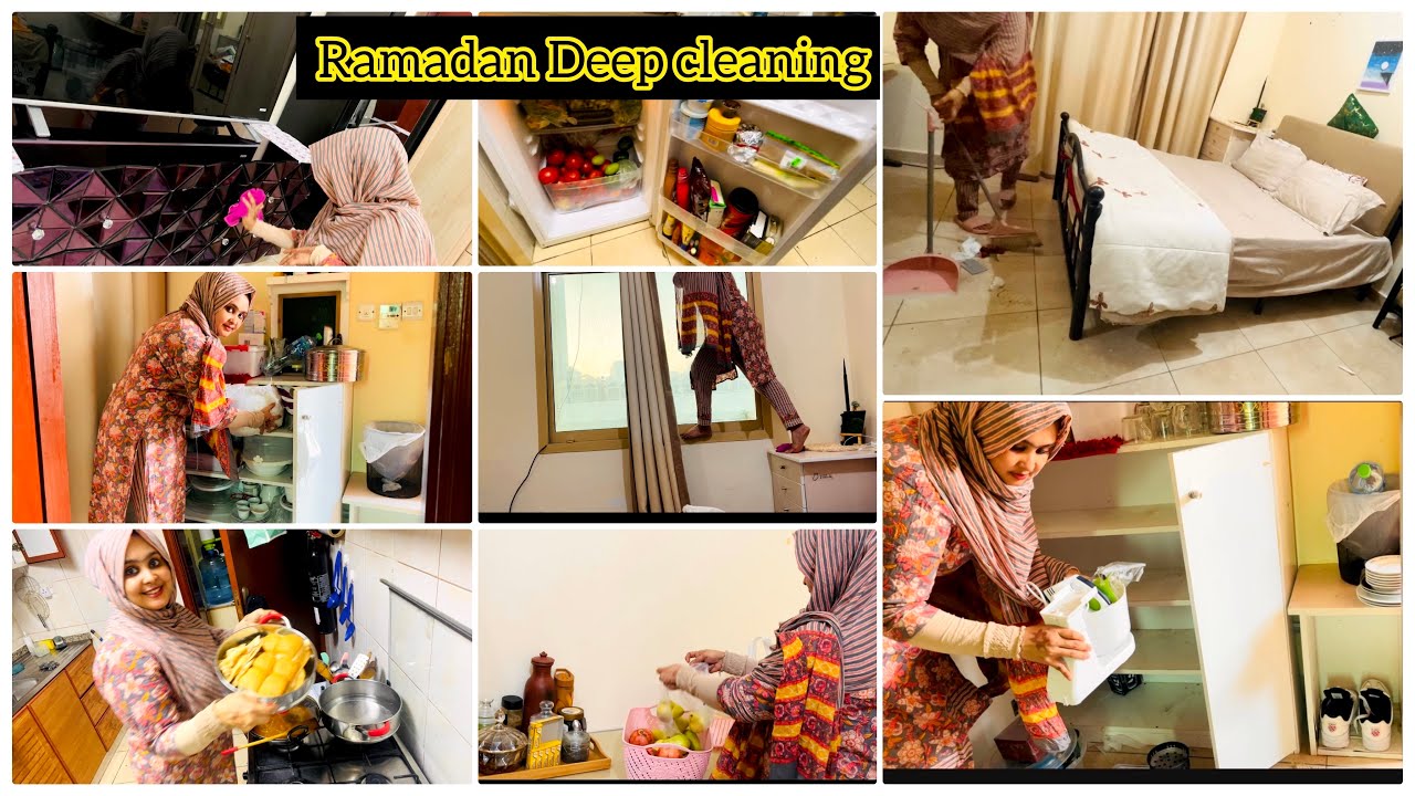 നമ്മള് നനച്ചുളി കഴിഞ്ഞു🧹Ramadan  Deep cleaning 🧼/mutton Keema/