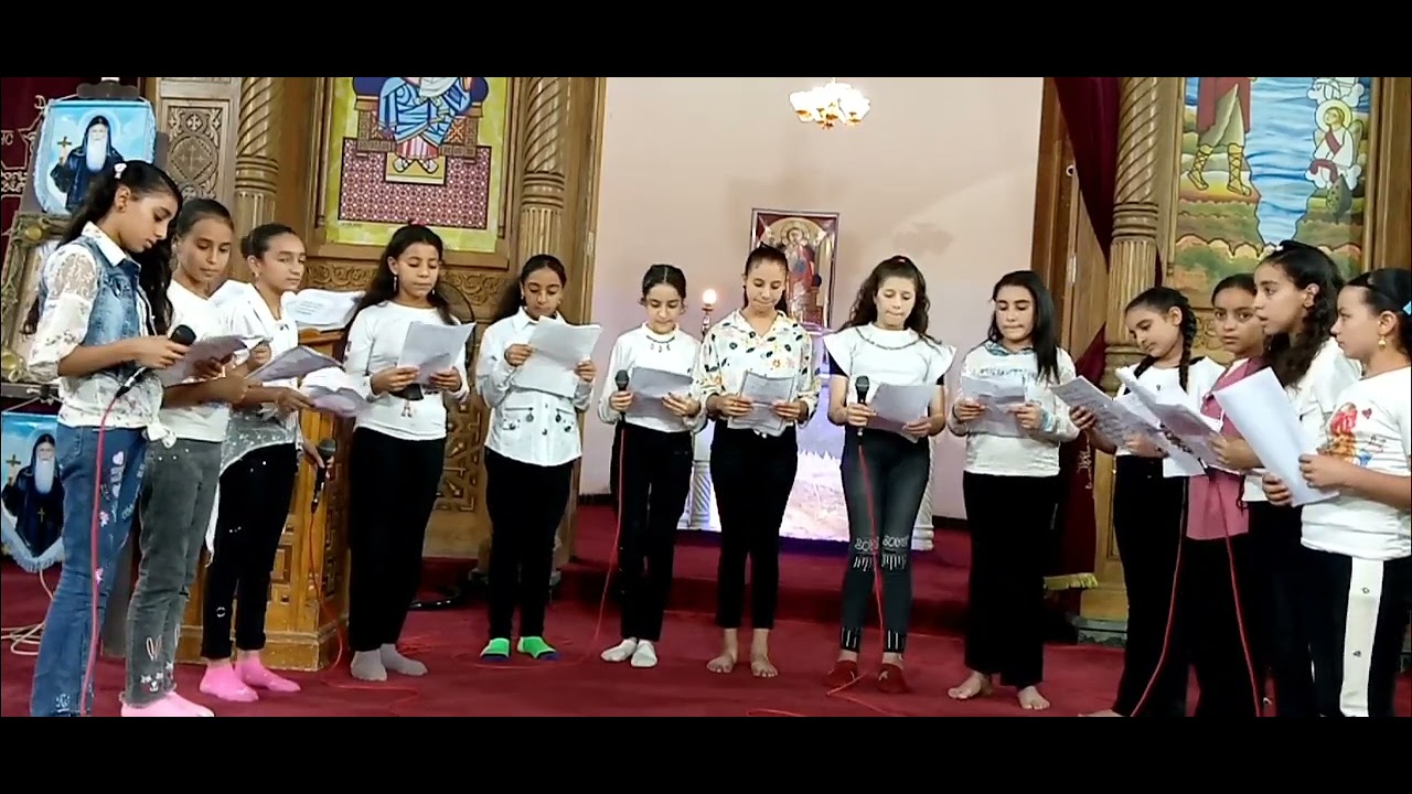 اجمل واروع كورال-كورال الملائكة كنيسة السيدة العذراء مريم نزلة فرج الله المنيا نهضة الانبا كاراس٢٠٢٣