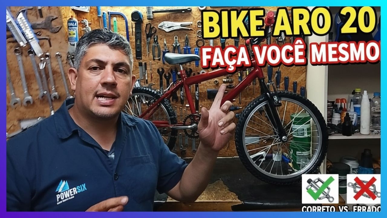 Como Montar e Regular Bike Aro 20 do Zero (Passo a Passo Profissional)