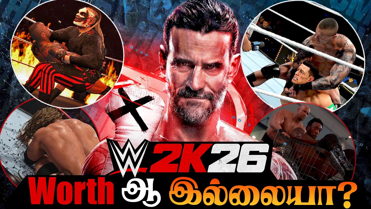 WWE 2K26 Tamil Gameplay 🔥 I Quit Match & Inferno Match! First Impressions
