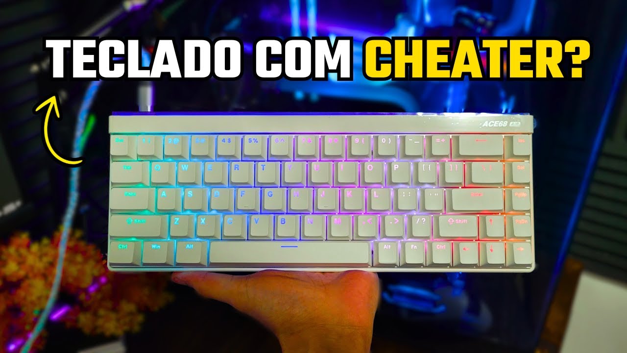 MCHOSE ACE68 AIR - Um Dos MELHORES TECLADOS MAGNÉTICOS Do ALIEXPRESS - (Review Completo)