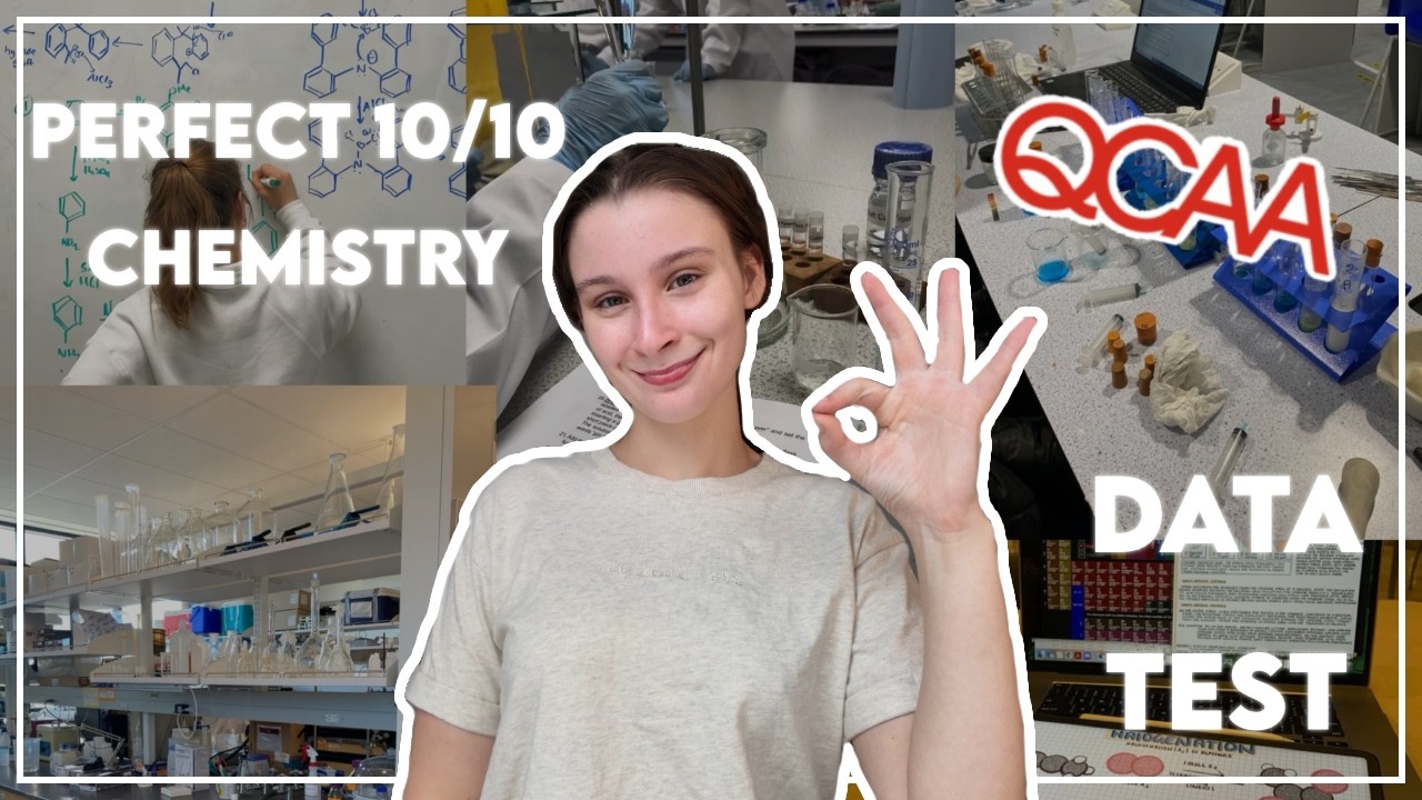 perfect 10/10 on the chemistry data test (how to guide)