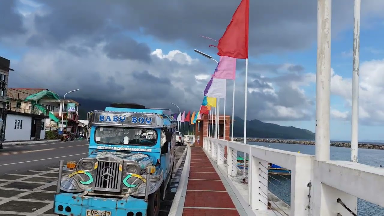 Walking at Bacon Sorsogon Pier and Boulevard