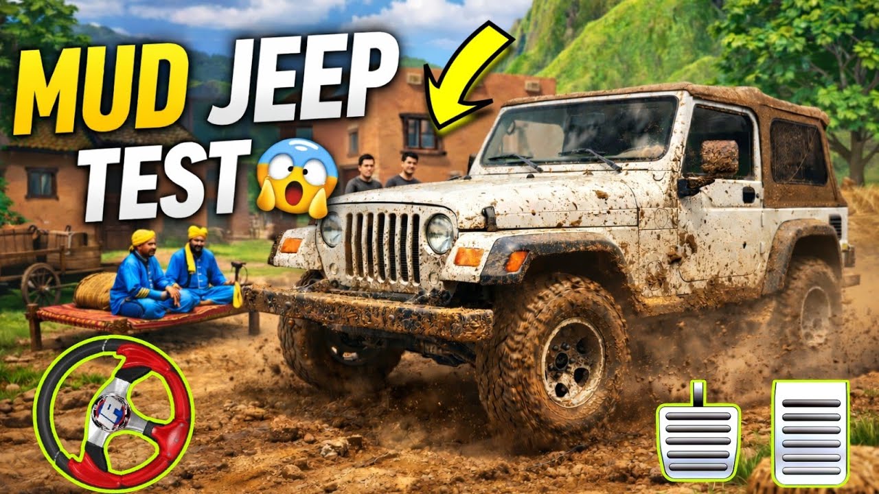 Powerful Jeep 4×4 vs Heavy Mud | Ultimate🔥 Challenge & Adventure Ride