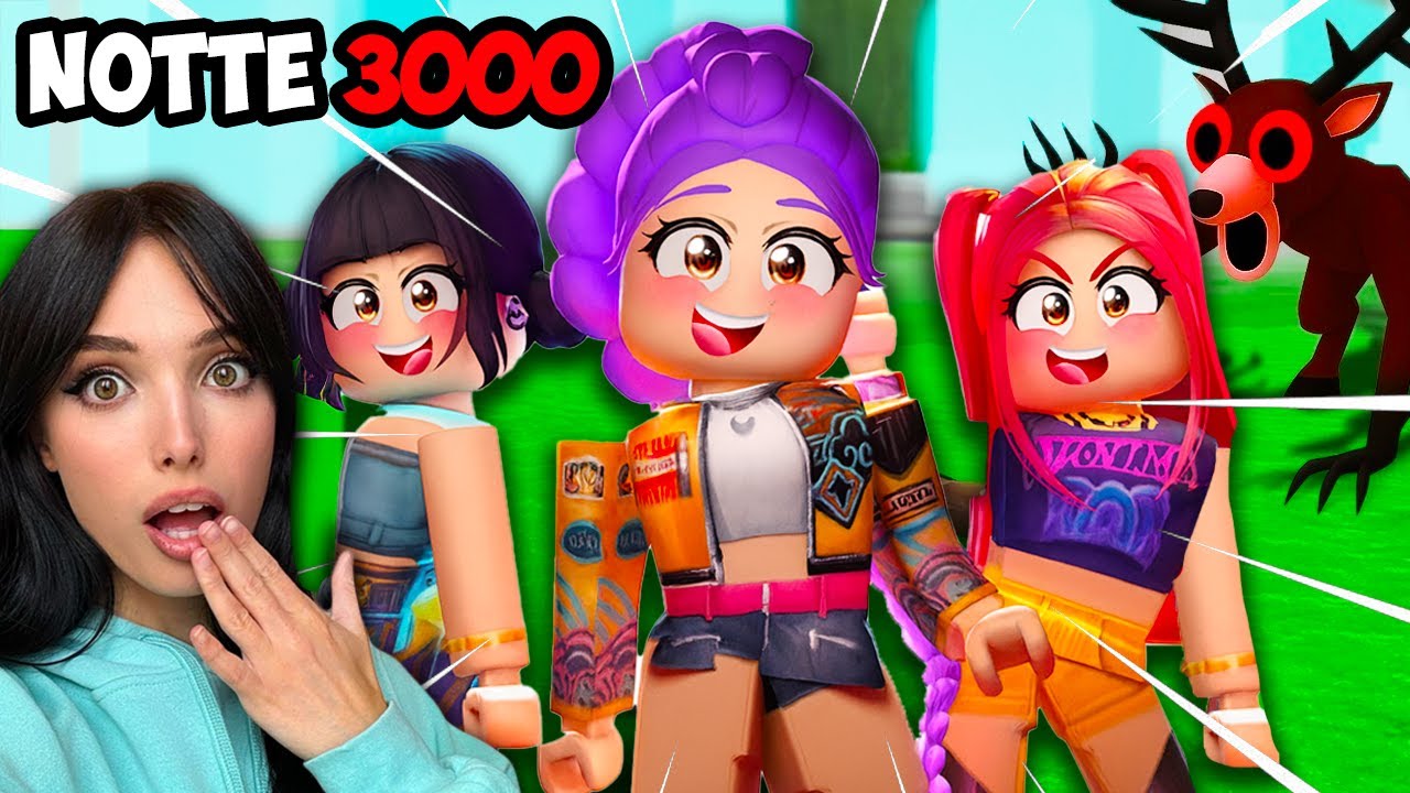 SOPRAVVIVI 3000 NOTTI NELLA FORESTA CON LE KPOP DEMON HUNTERS!! ROBLOX ITA