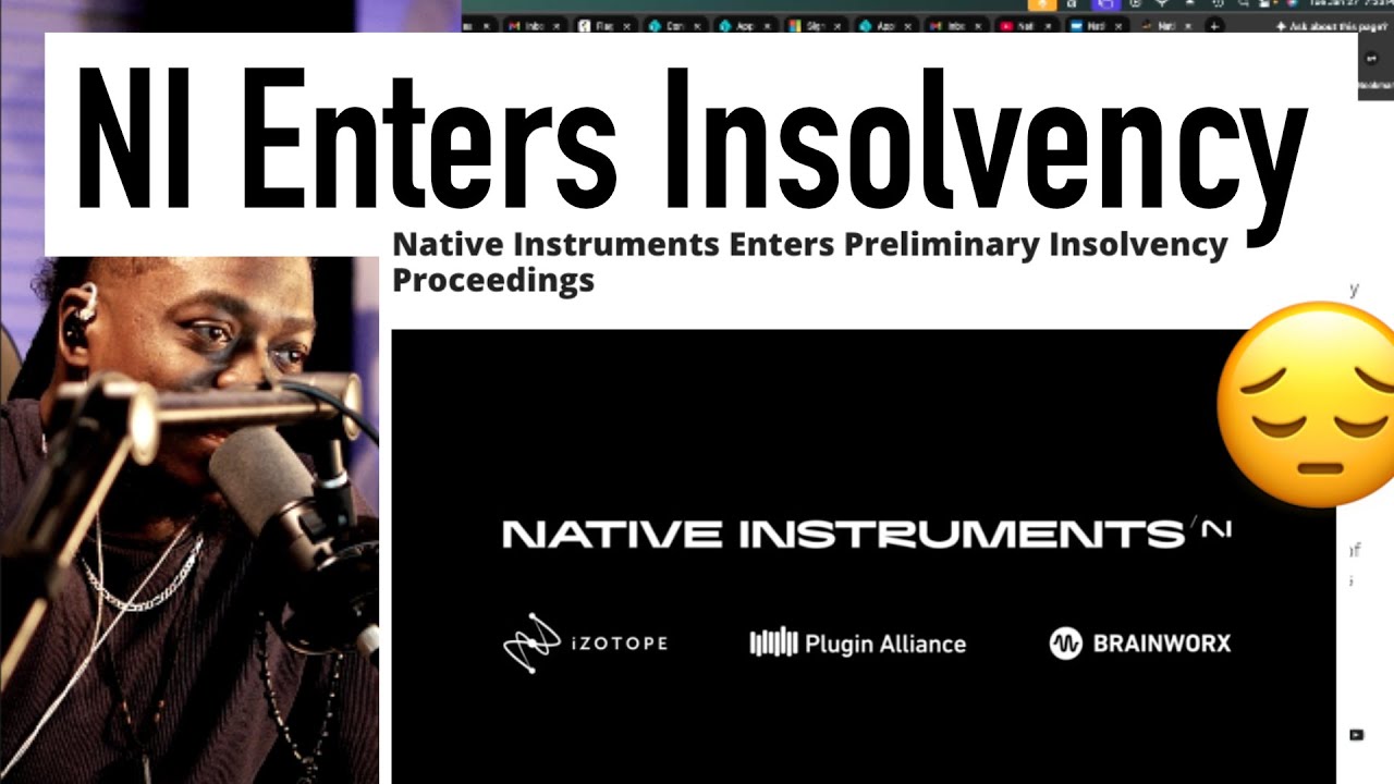 Native Instruments Preliminary Insolvency To Bankrupcy or Acquisition