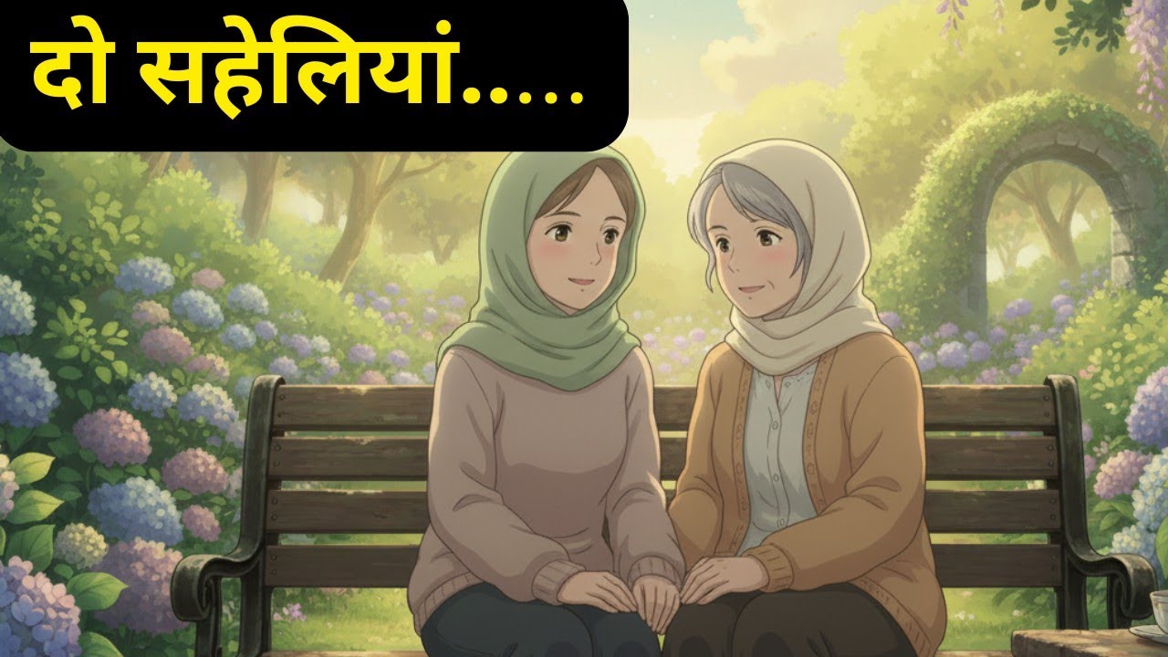 📖 दो सहेलियाँ – घमंड, दूरी और दोस्ती की वापसी#viral #viralvideo #kahani 
