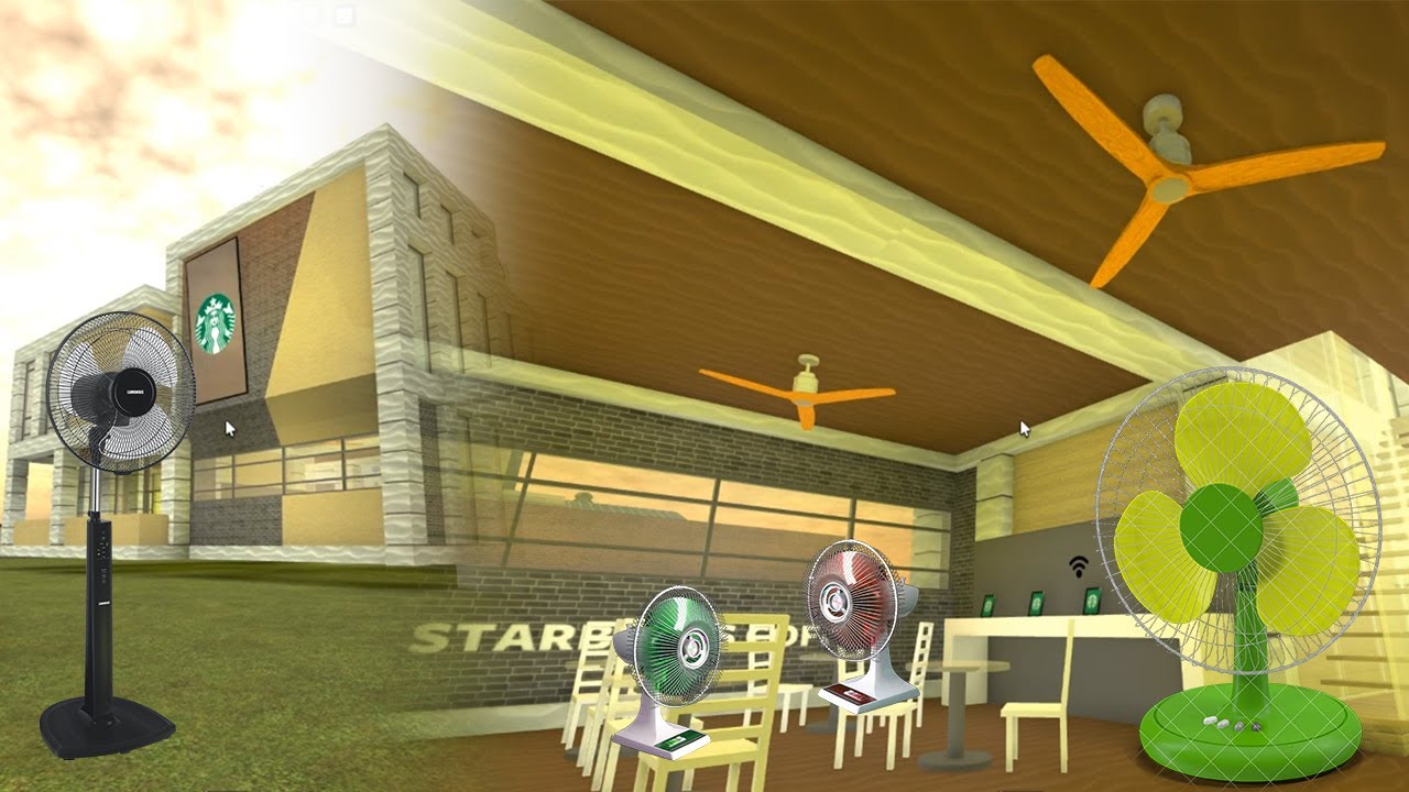 Ceiling Fan City V3 - Fan to Starbucks