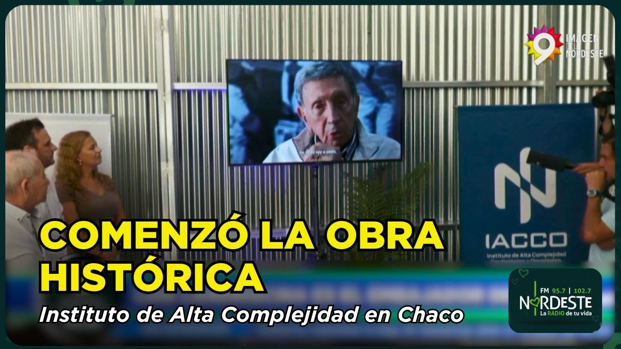 Comenzó la obra del Instituto de Alta Complejidad: una inversión histórica para la salud del Chaco