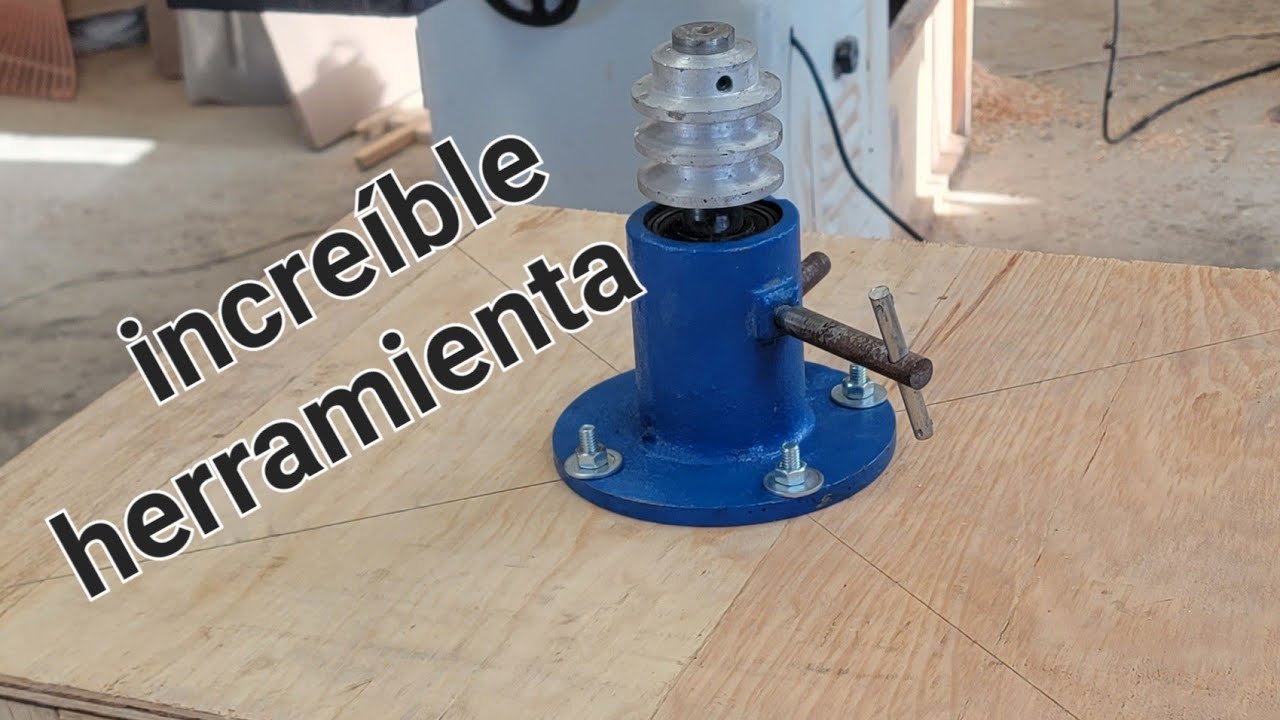 Como hacer TROMPO PARA CARPINTERÍA! Paso a paso.