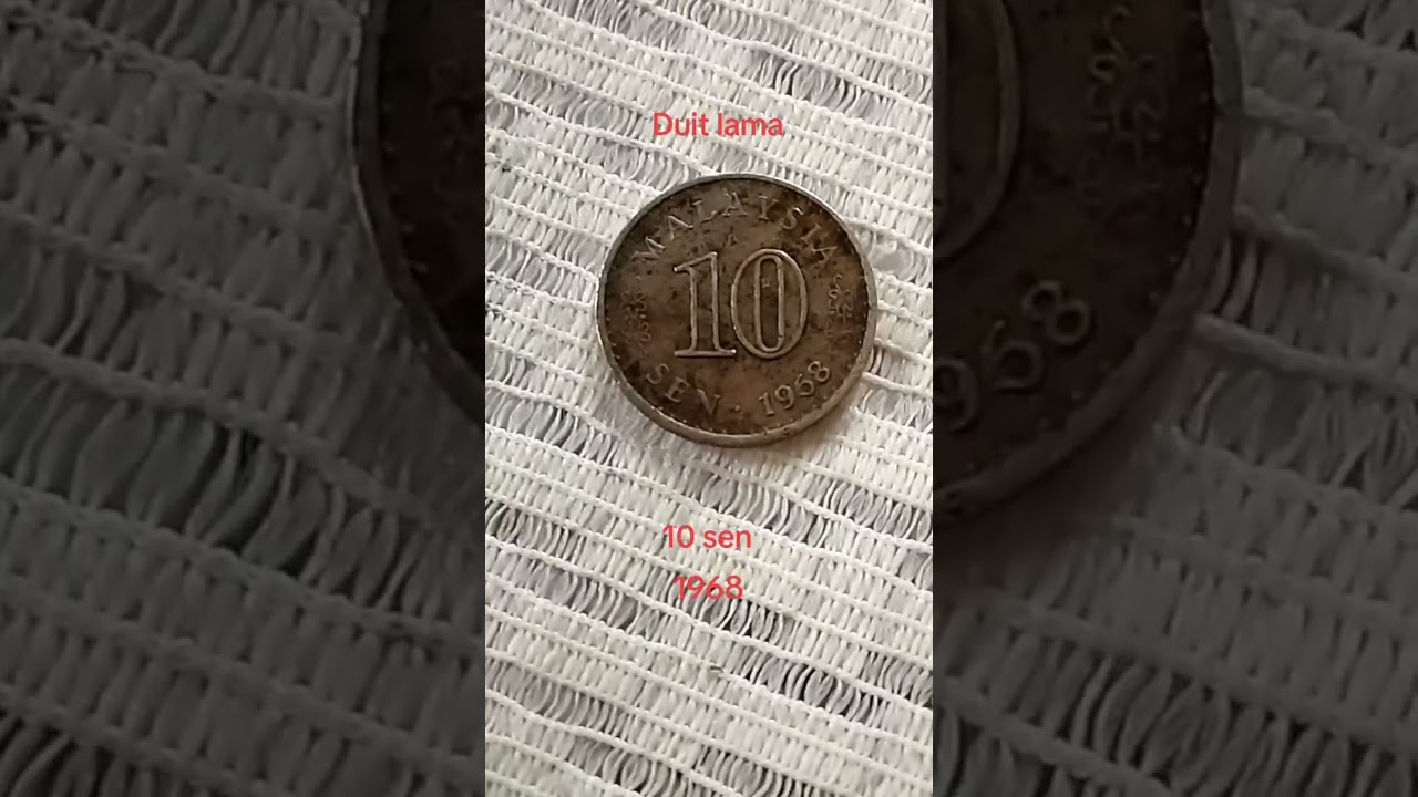 Duit lama 10 sen 1968 #coin #money