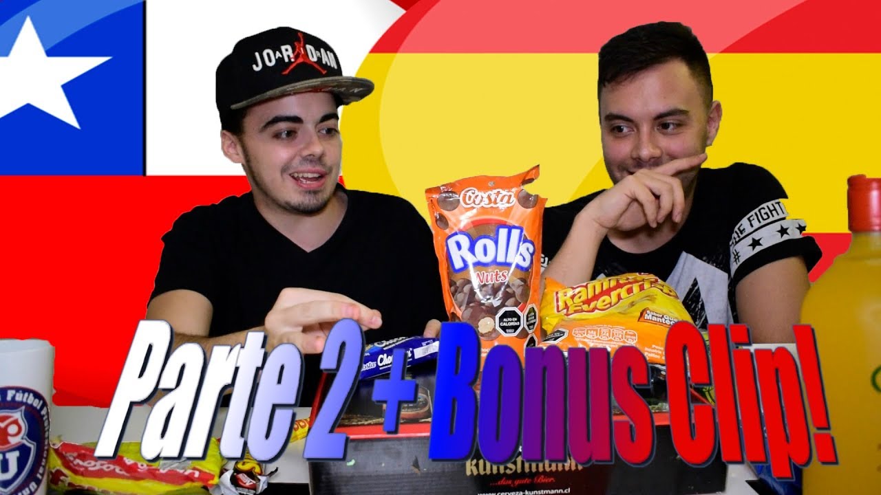 Españoles probando Dulces Chilenos. Parte 2. Valoración + Bonus Clip!