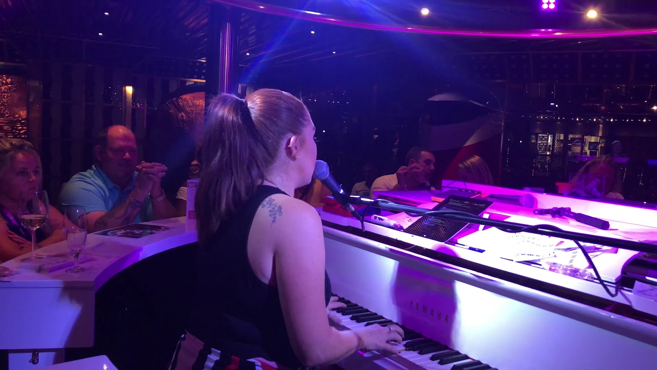 Proud Mary Cover - Lady Red Piano Bar Entertainer - Carnival Paradise 2018