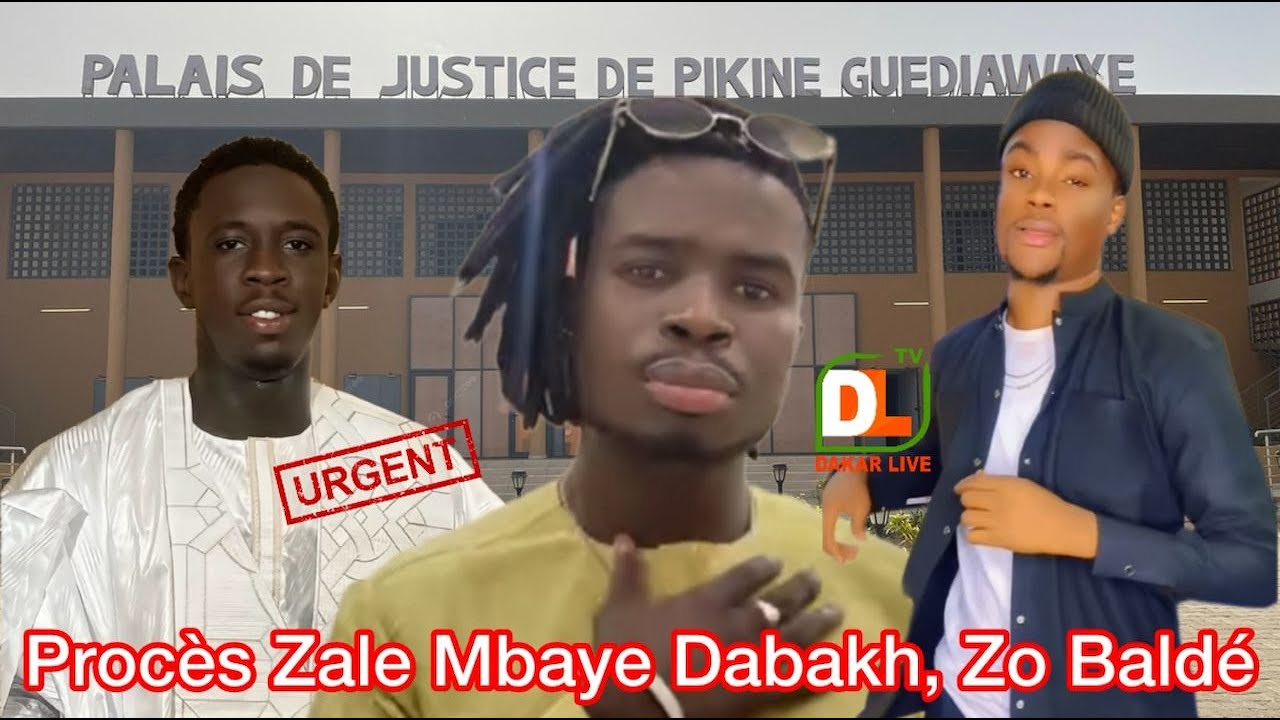 🚨Direct tribunal pikine: Procès Zale Mbaye Dabakh, Zo Baldé