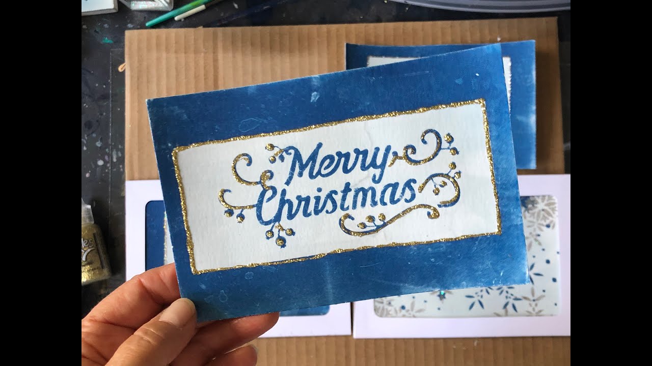 Cyanotype Holiday Postcards Tutorial