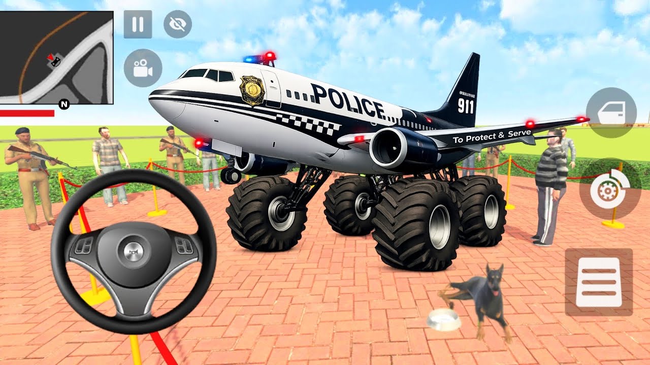 🤑Indian Thift Auto simulator🤩Indian Showroom Purchase😀Ironman Wala big wheels aeroplane& Car🥳game 