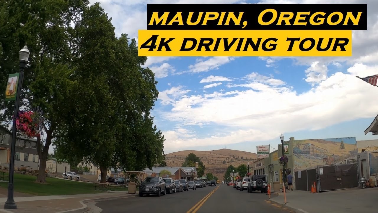Maupin, Oregon | 4k Driving Tour