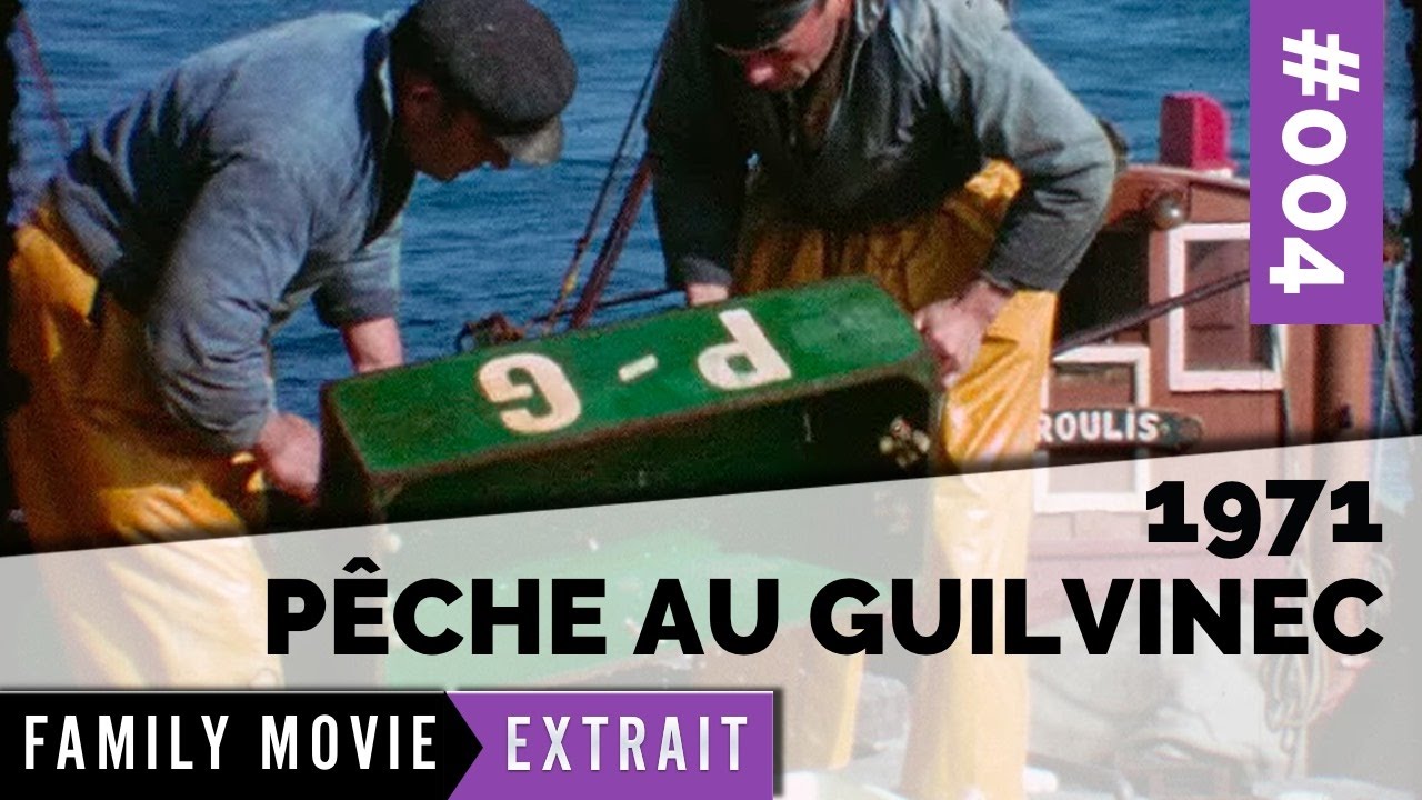 P&ecirc;che &agrave; la sardine au Guilvinec 1971 en 8 mm 4/5 | Family Movie Paris