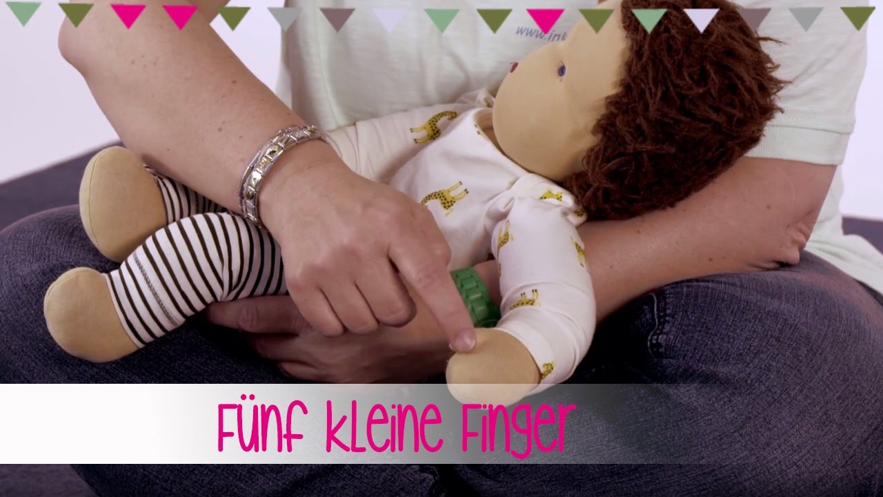 Fünf kleine Finger (Fingerspiel) - Lieder aus dem Babykurs