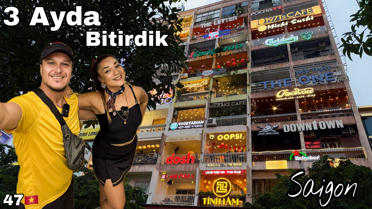 3 Ayda Vietnam’ı Bitirdik! / Son Gün Ünlü Mekanları Gezdik #asia 47