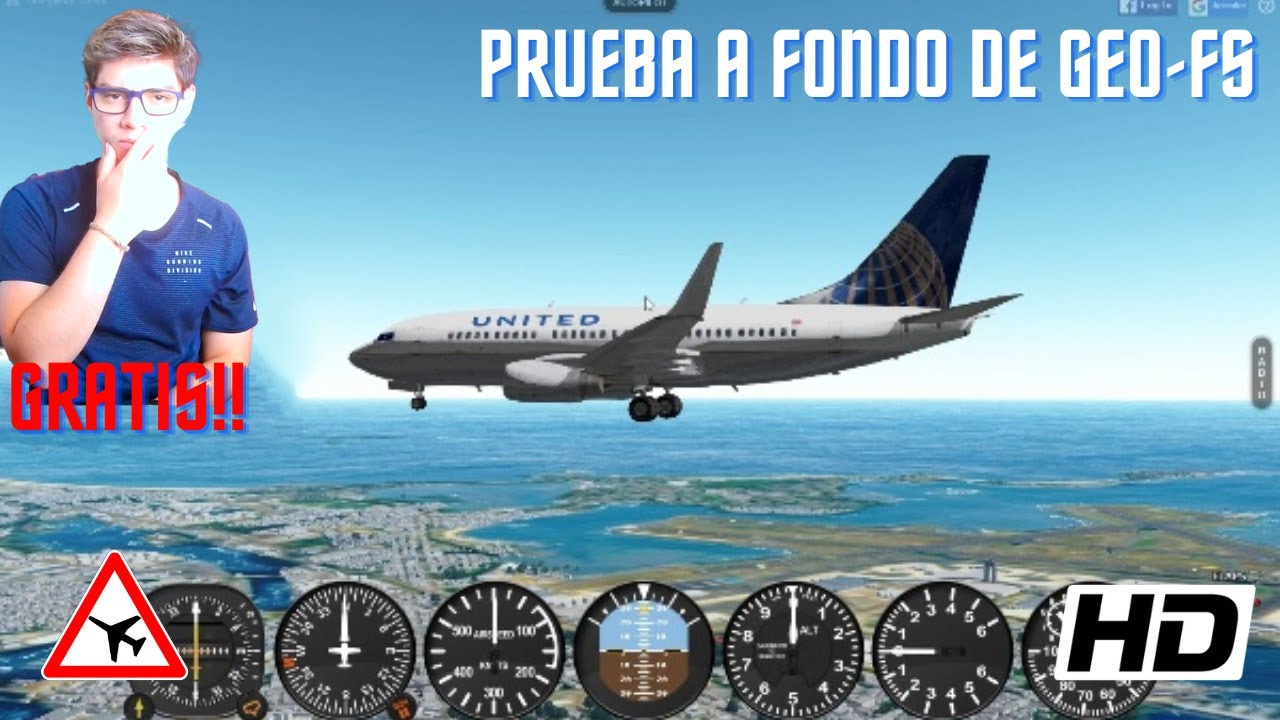 🛫PROBANDO a FONDO el SIMULADOR de VUELO de NAVEGADOR!🛬 | EPISODIO 2 (Geo-FS) FREE ✔