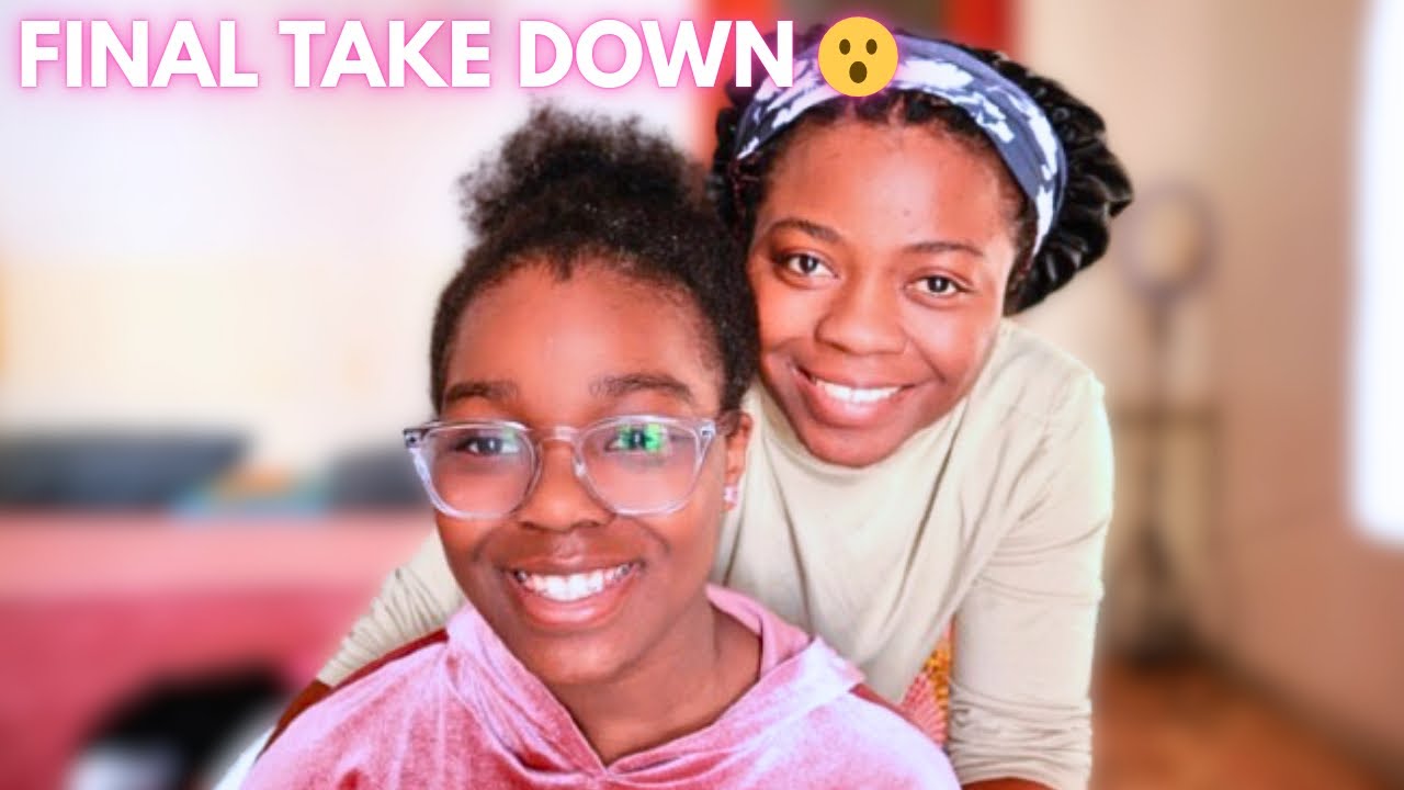 The FINAL Take Down 😮 | Kids Hair After 2 Weeks | Part 2