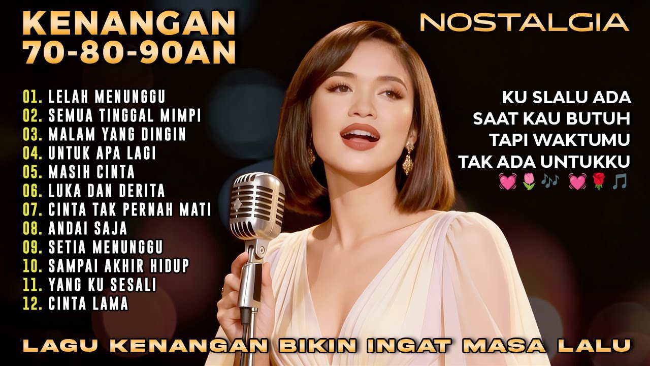 Ini 12 Lagu KENANGAN NOSTALGIA 70an 80an 90an Paling BIKIN RINDU Masa Lalu!