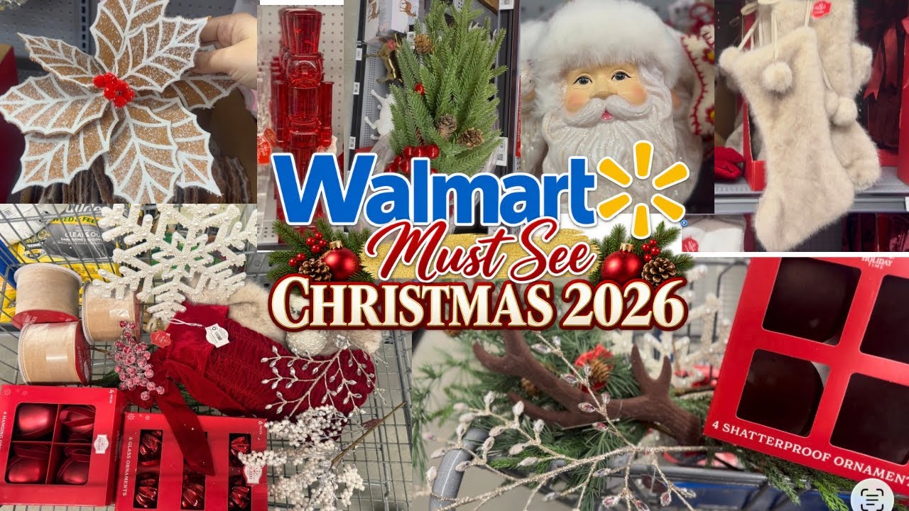 ОБЯЗАТЕЛЬНО К ПРОСМОТРУ: Новогодний шопинг в Walmart со мной, новый рождественский декор 2026, ид...