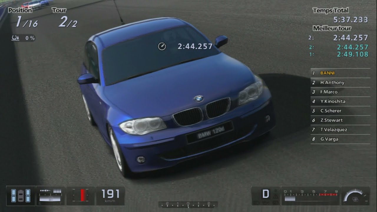 Gran Turismo 5 - BMW 120d '04 (HYBRiD) PS3 Gameplay