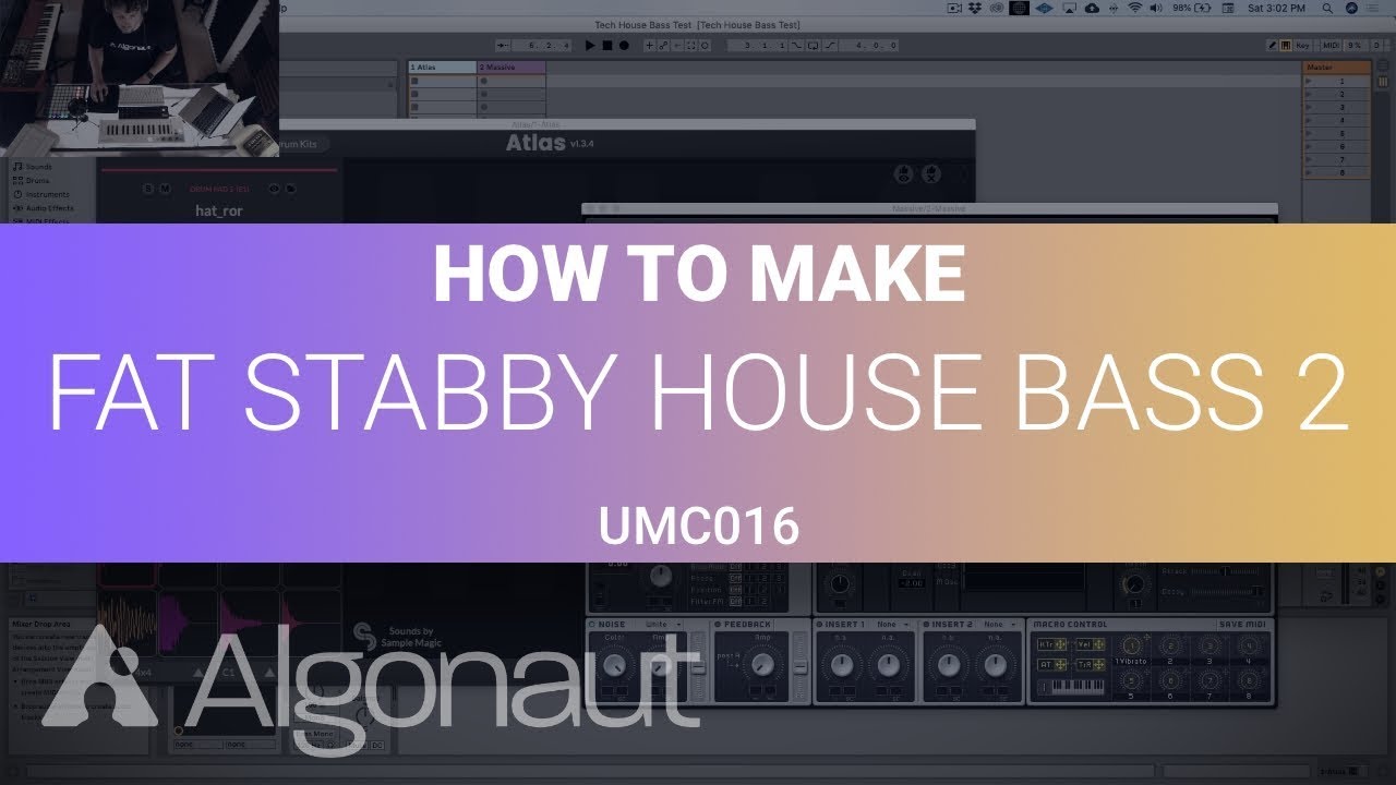 How to make Fat Stabby Tech House Bass 2 using Spire/Sylenth [UMC016] | Algonaut