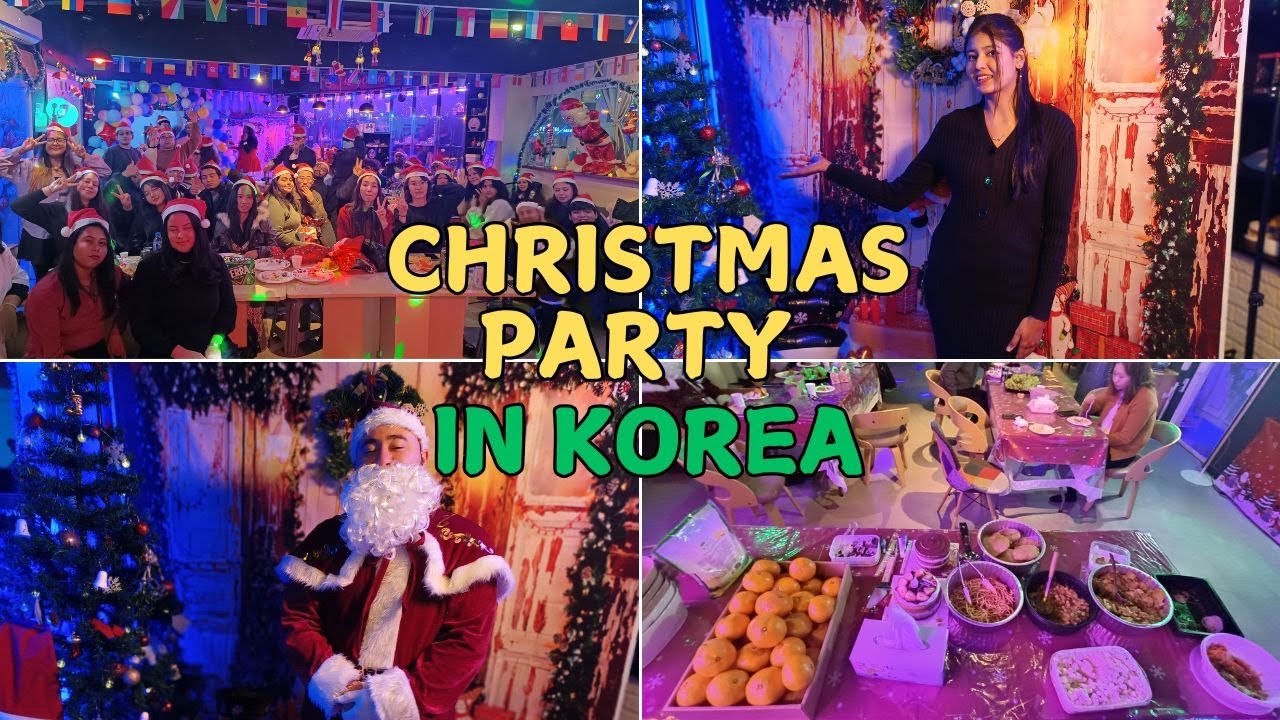 CHRISTMAS PARTY 🎊 IN KOREA | HINA SHEIKH VLOG💜 |