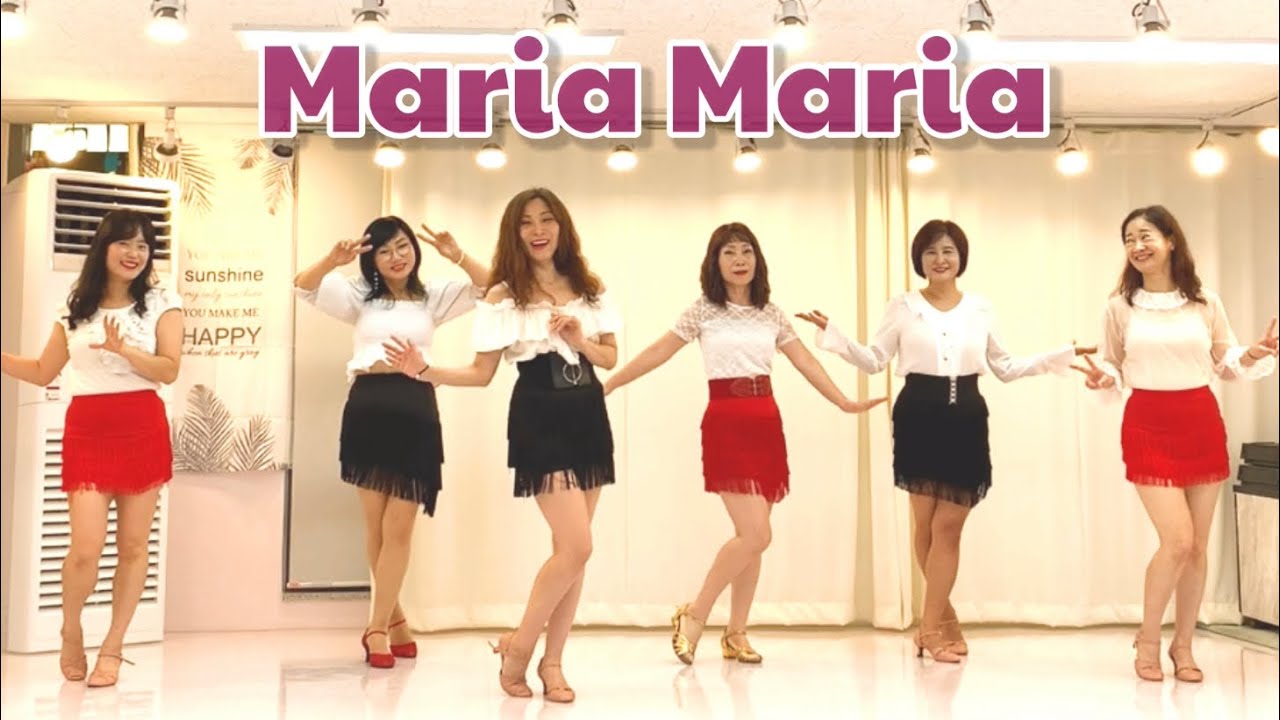 Maria Maria line dance(Improver) 마리아 마리아 라인댄스