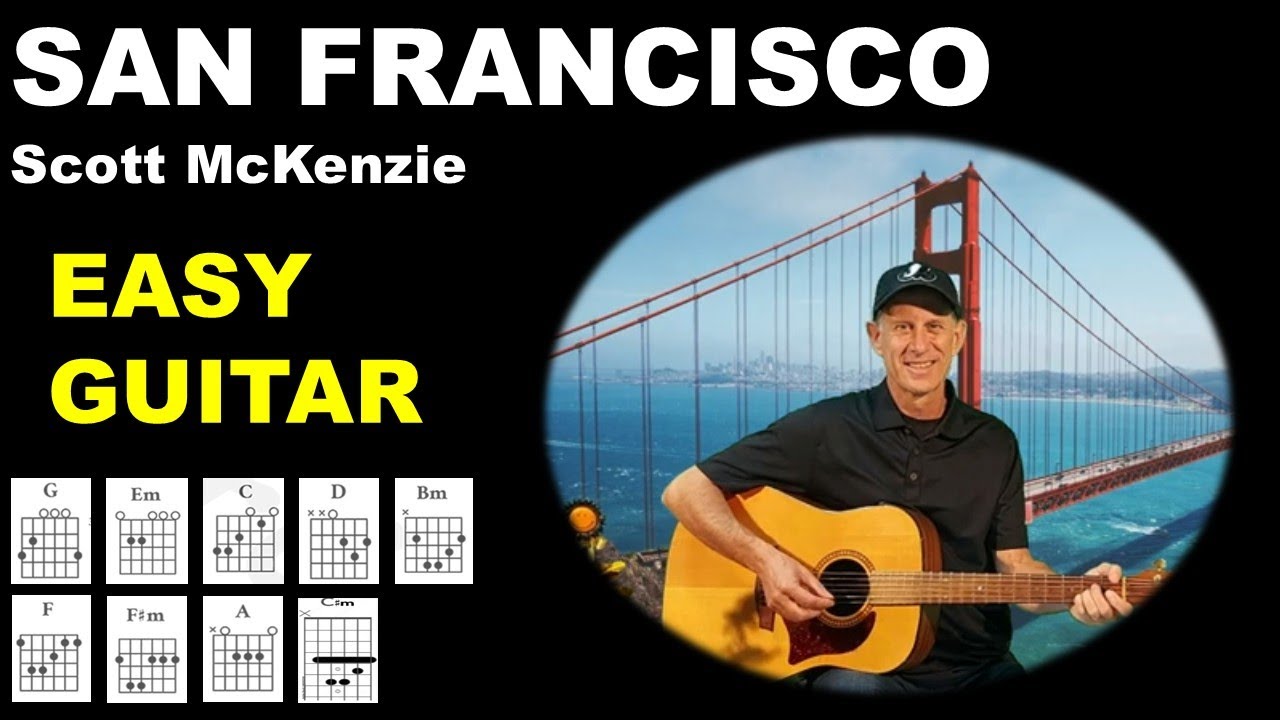 SAN FRANCISCO - Easy Guitar Tutorial - Scott McJenzie