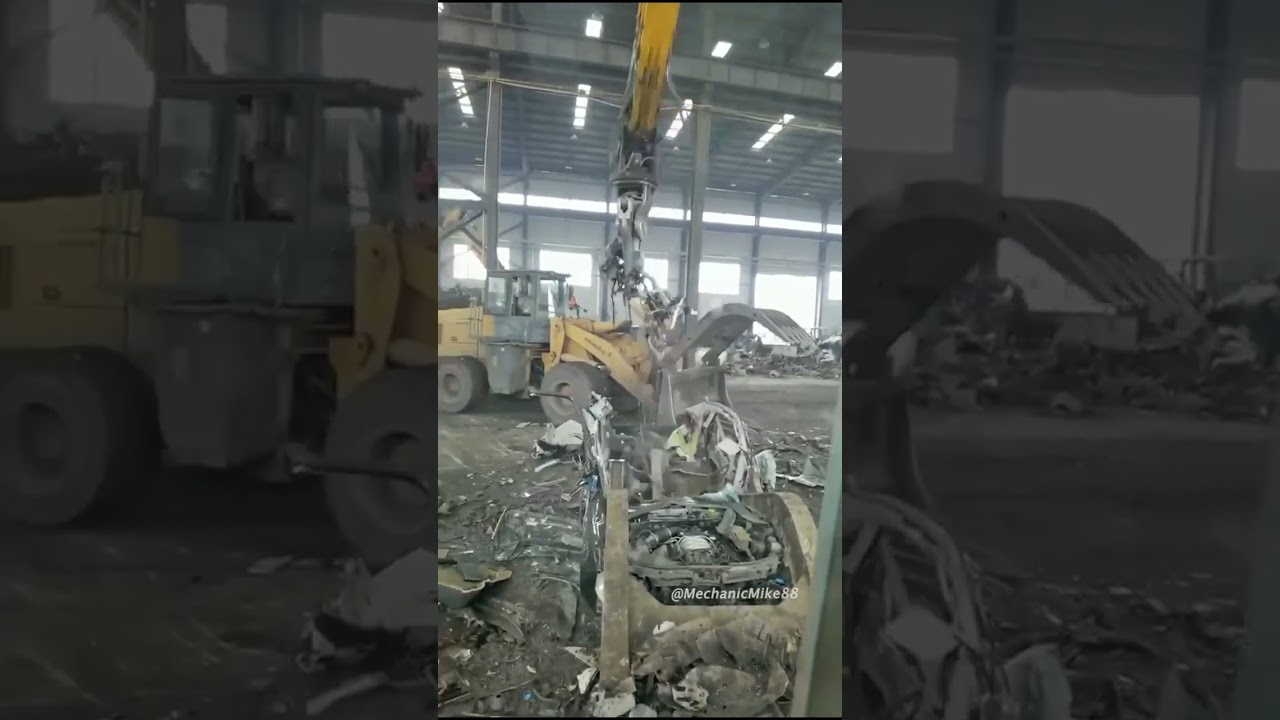 Scrapped Car Process.