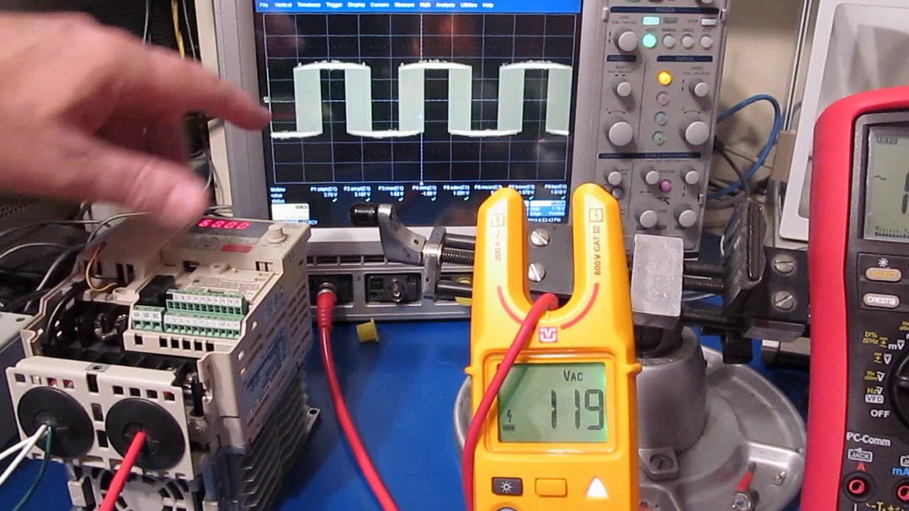Fluke T6-600 Часть 3, Тестирование частотно-регулируемых приводов и других форм сигналов